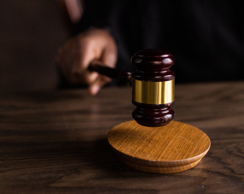 a jury holding a gavel