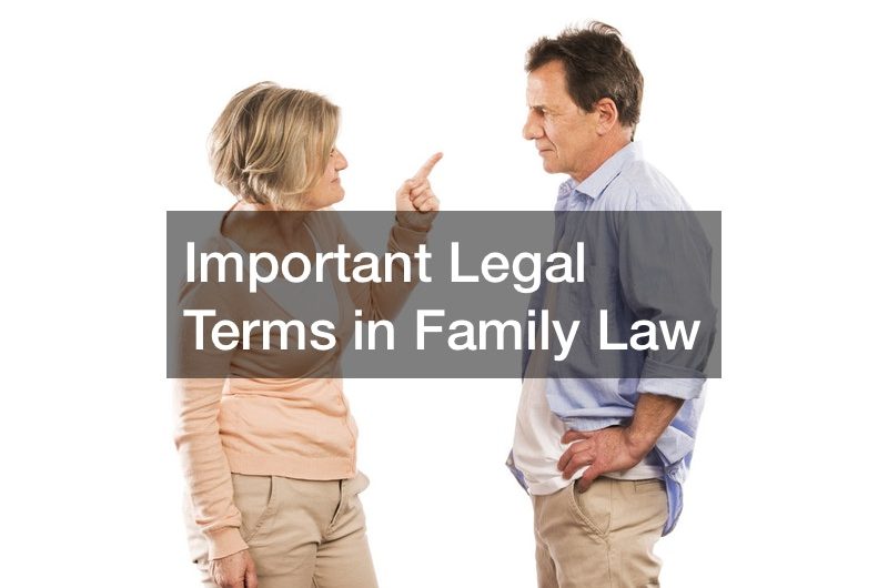 Important Legal Terms in Family Law