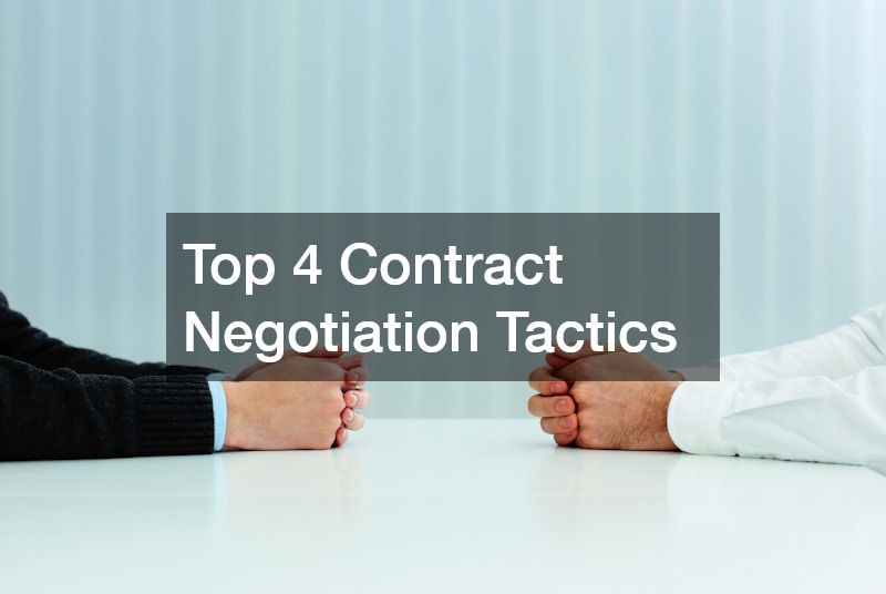 Top 4 Corporate Negotiation Tactics